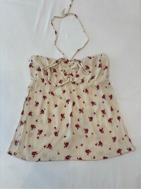 Italian Floral Halter Top